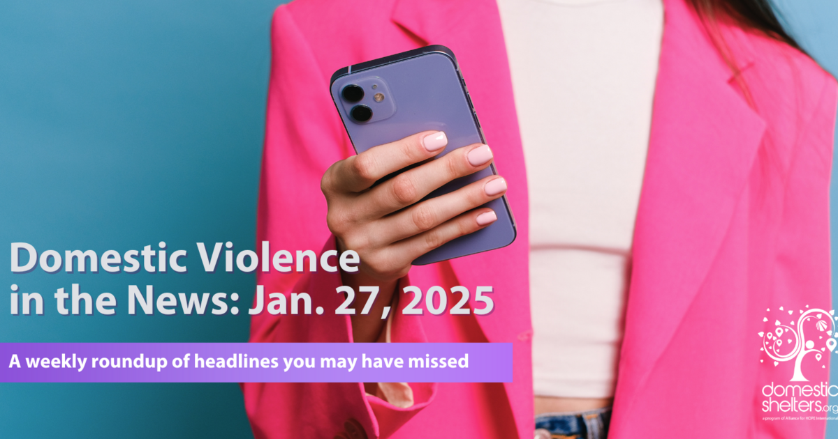 Domestic Violence Headline News For the Week of Jan. 27, 2025